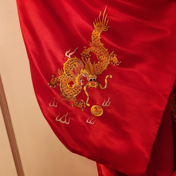 🐉Beautiful Vintage 1970's Dragon Robe🐉 - Picture 2 of 5